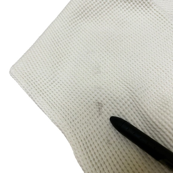 The Good Alma Womens Organic Cotton Waffle Knit Hooded Cardigan Button-Front L - Picture 6 of 11